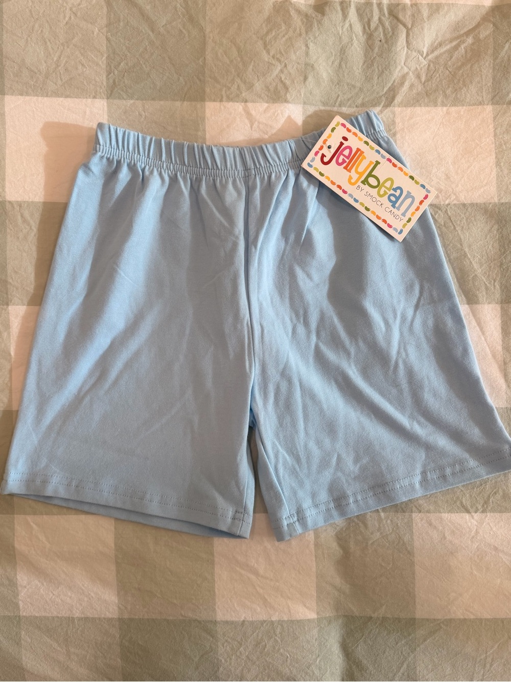 Jelly Beans Baby Blue Kids Elastic-Waist Shorts